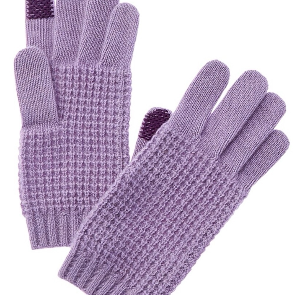Portolano Lilac lavender purple cashmere Women's Gloves $145